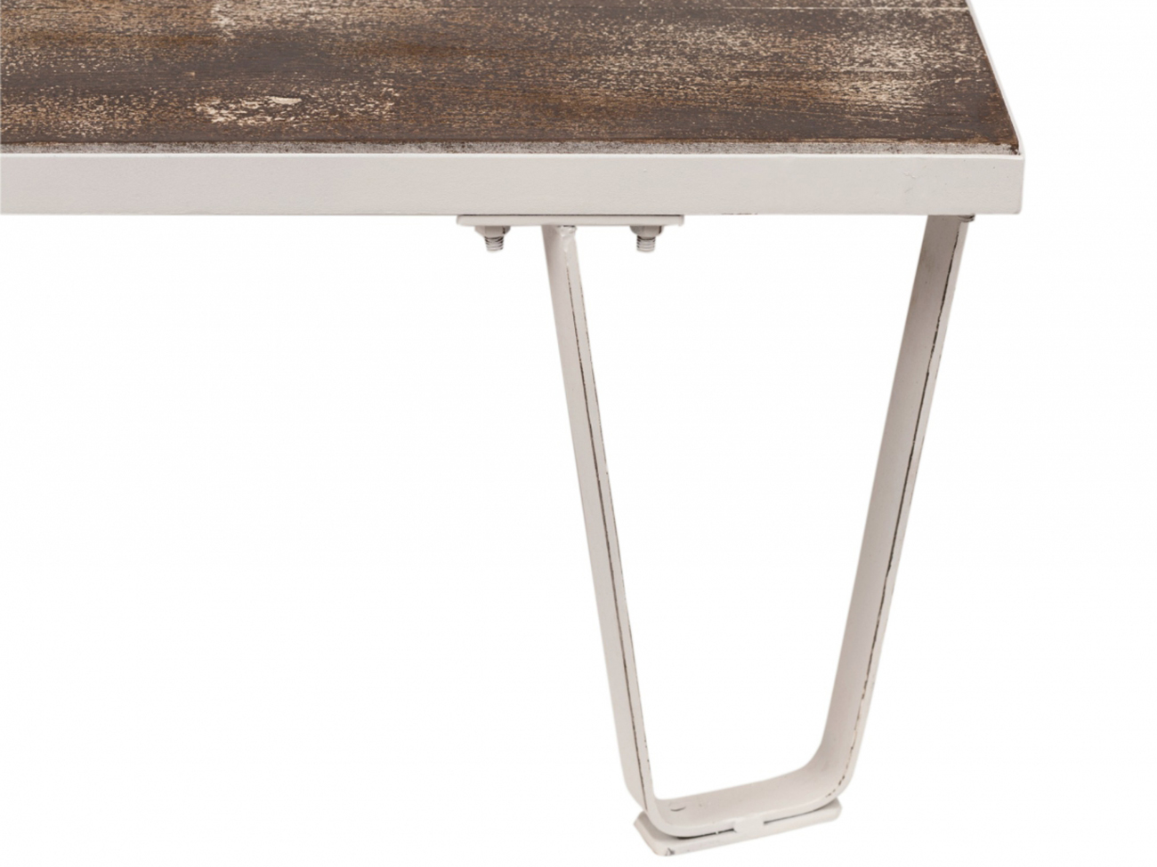 Salontafel Vintage - Wit Patina/Hout