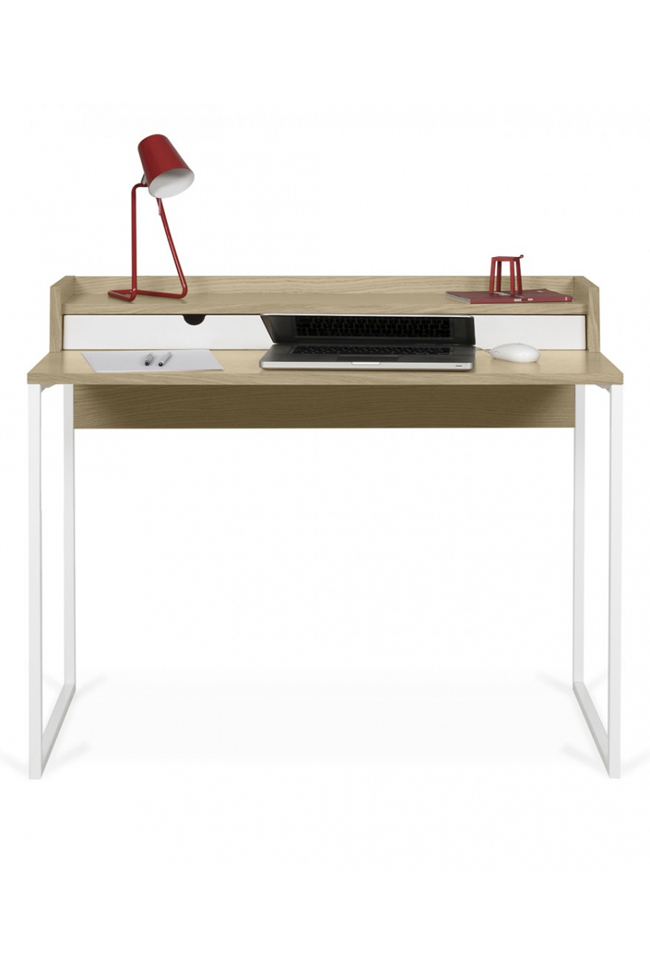 Bureau 'Rhone' - Eiken/Wit