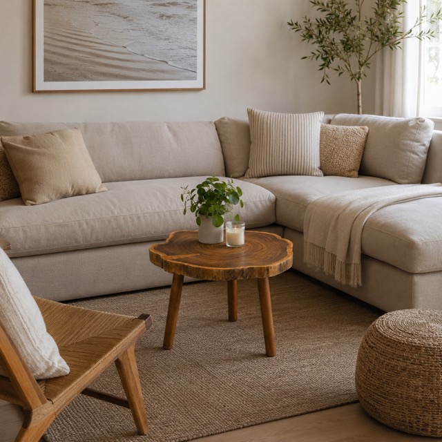 Salontafel 'Earth' - Hout