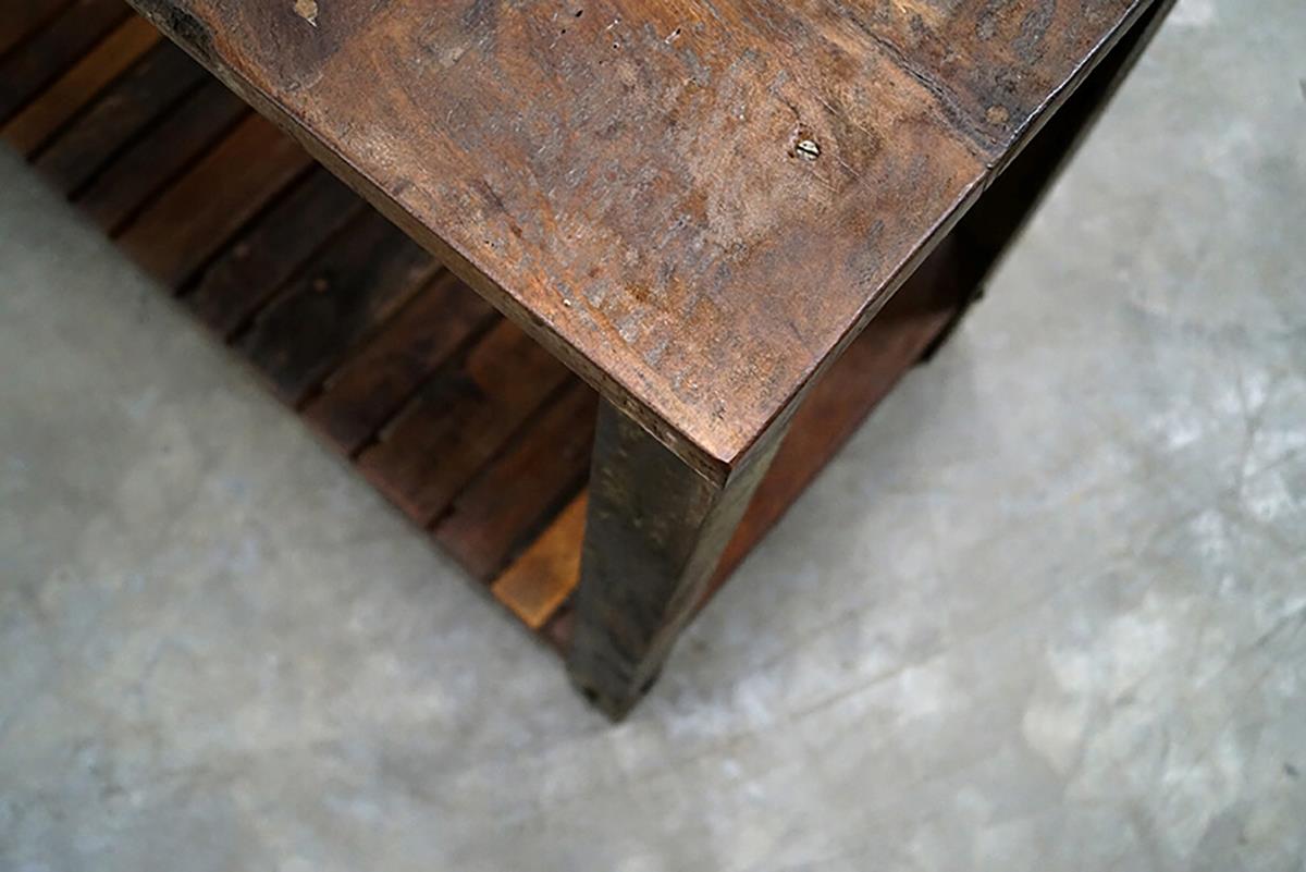 Rustieke houten tafel 'Rama' - Hout