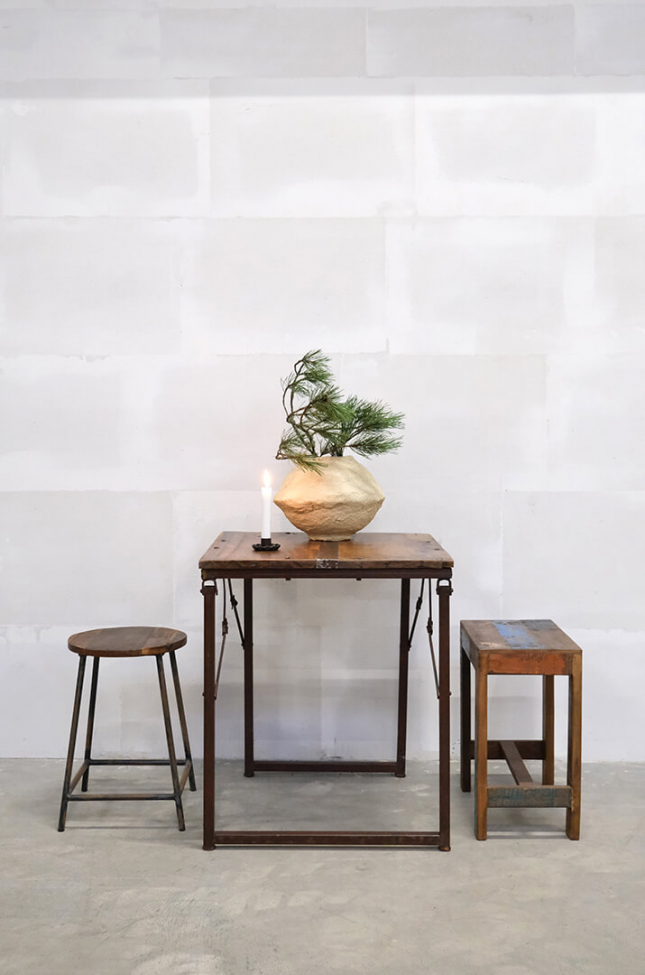 Kruk 'Umut' - Gerecycled hout