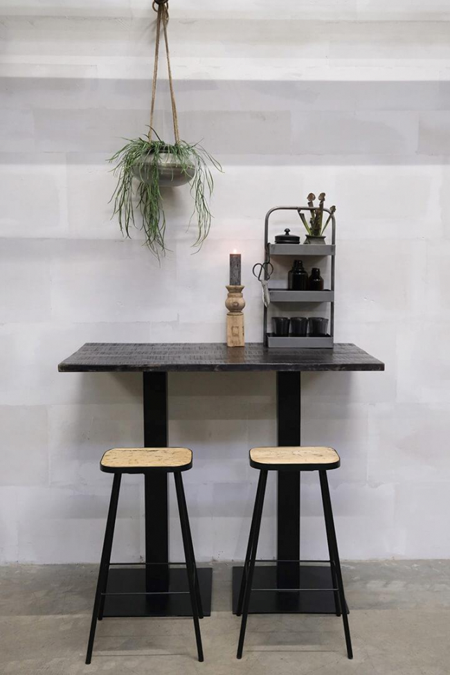 Barstoel Vintage - Gerecycled hout
