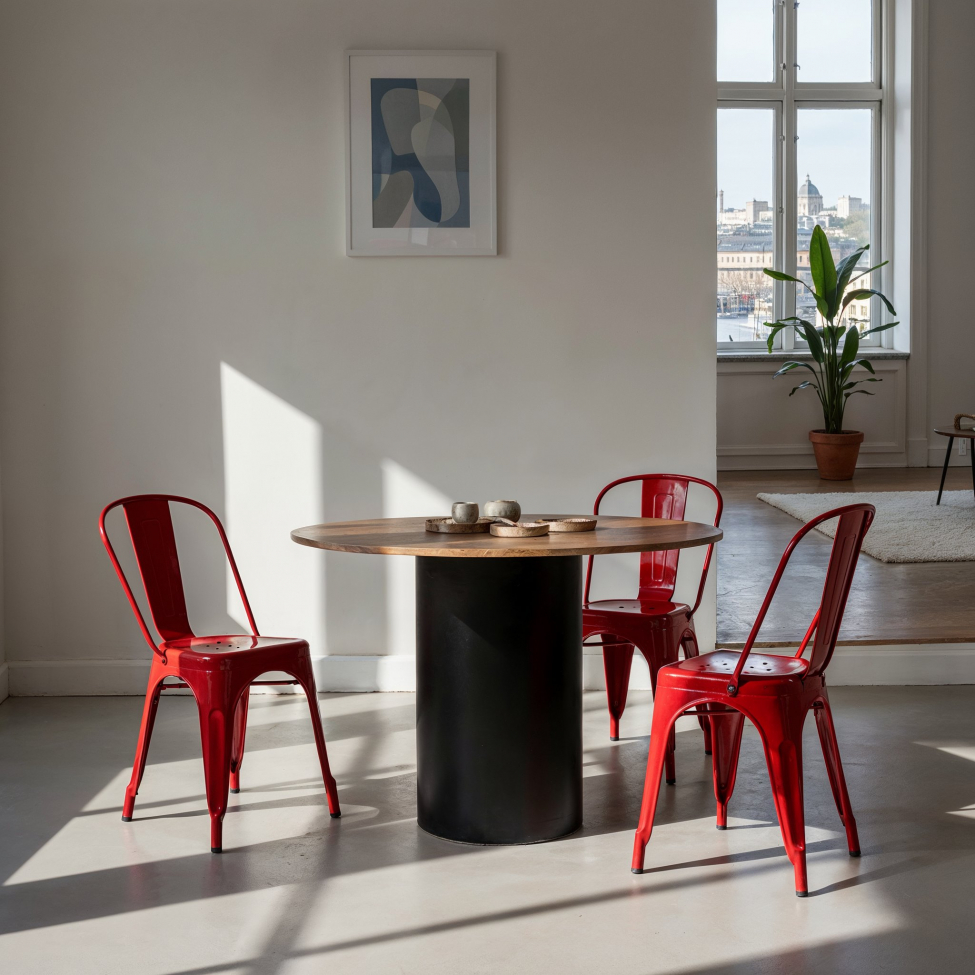 Stoel 'Montmartre' - Rood gelakt