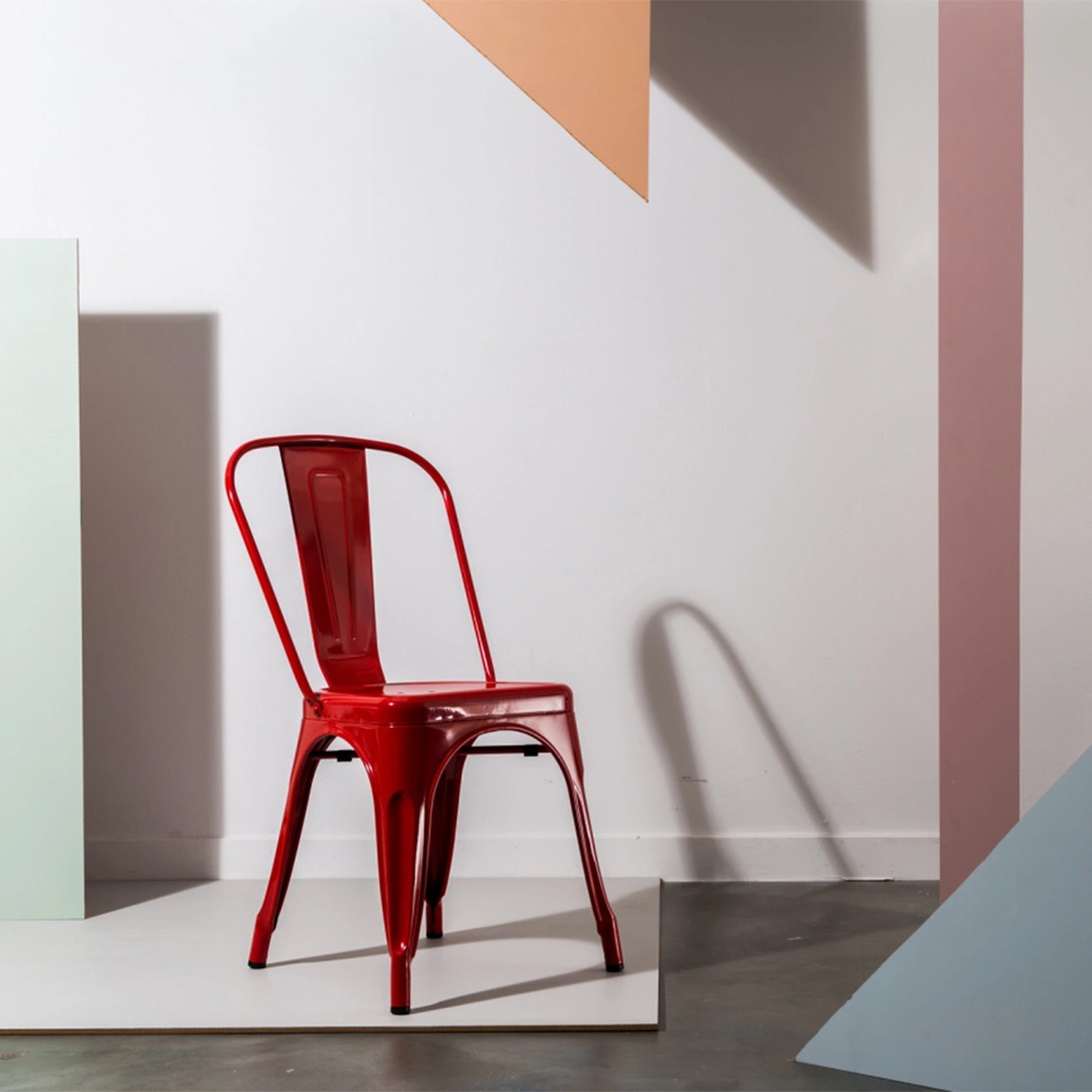 Stoel 'Montmartre' - Rood gelakt