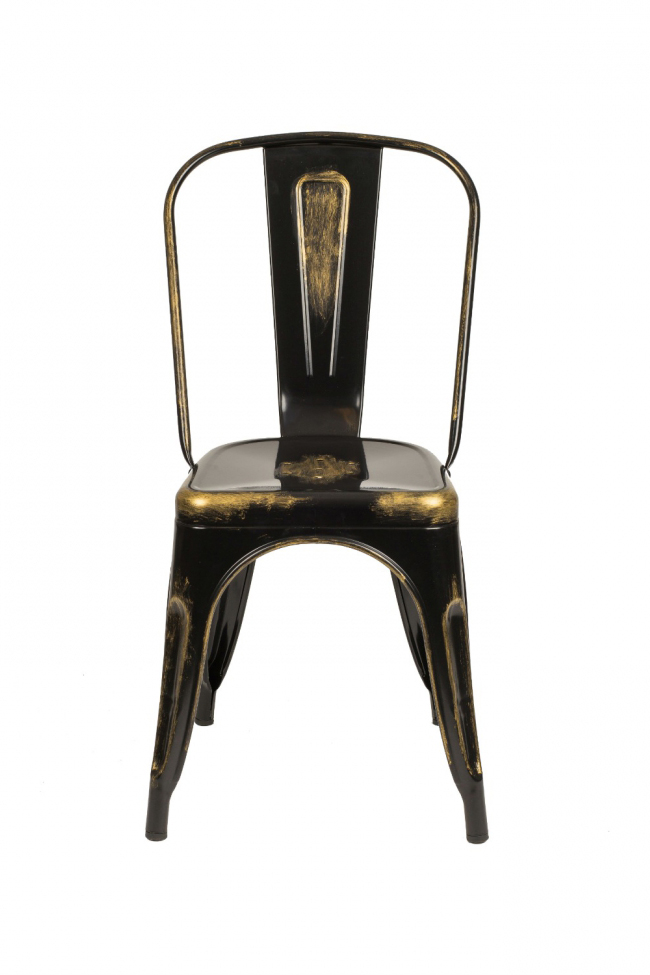 Stoel 'Montmartre' - Vintage zwart/antiek