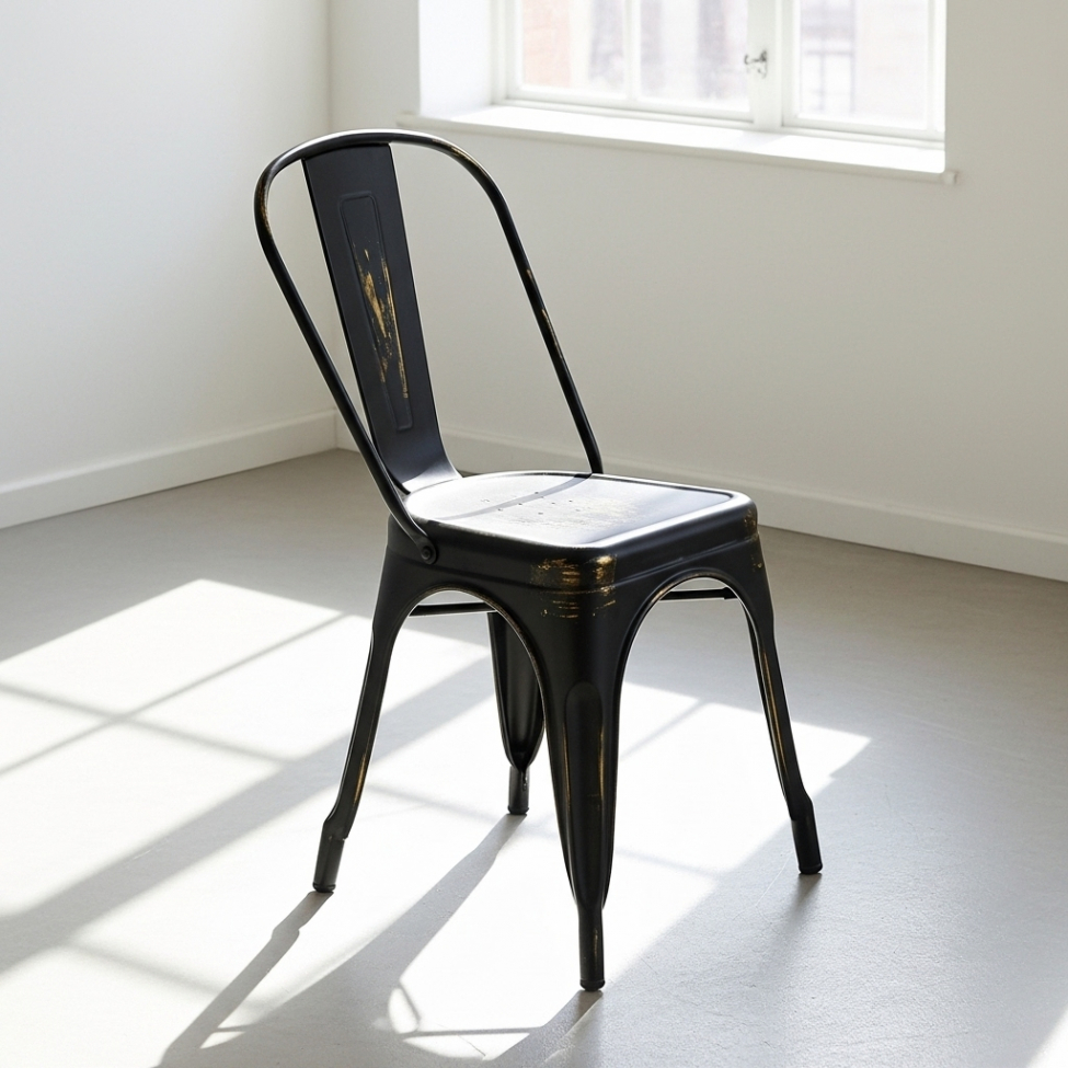 Stoel 'Montmartre' - Vintage zwart/antiek