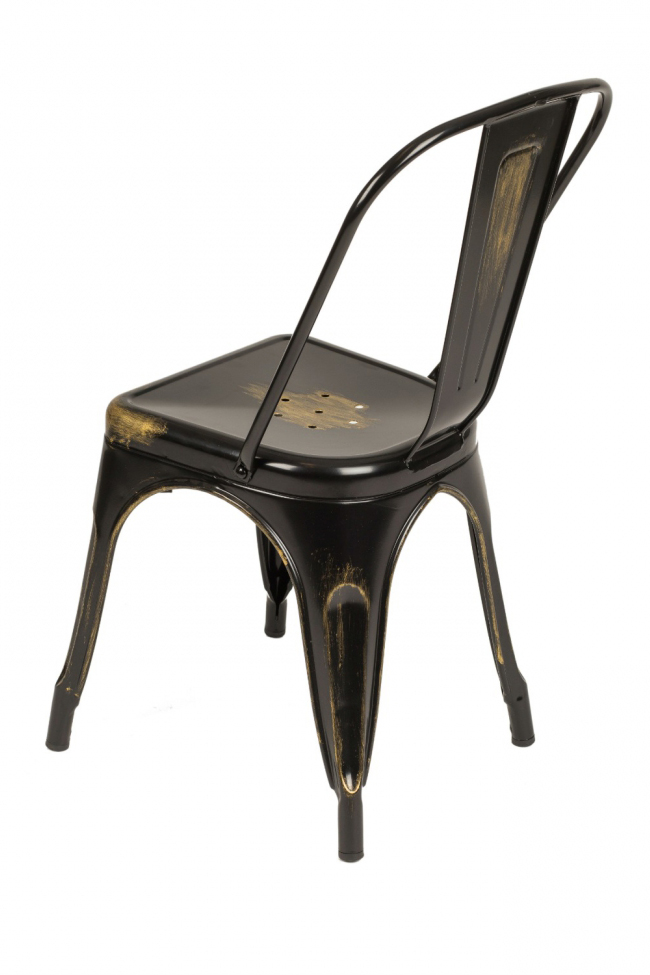 Stoel 'Montmartre' - Vintage zwart/antiek