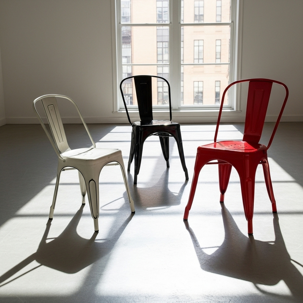 Stoel 'Montmartre' - Vintage zwart/antiek