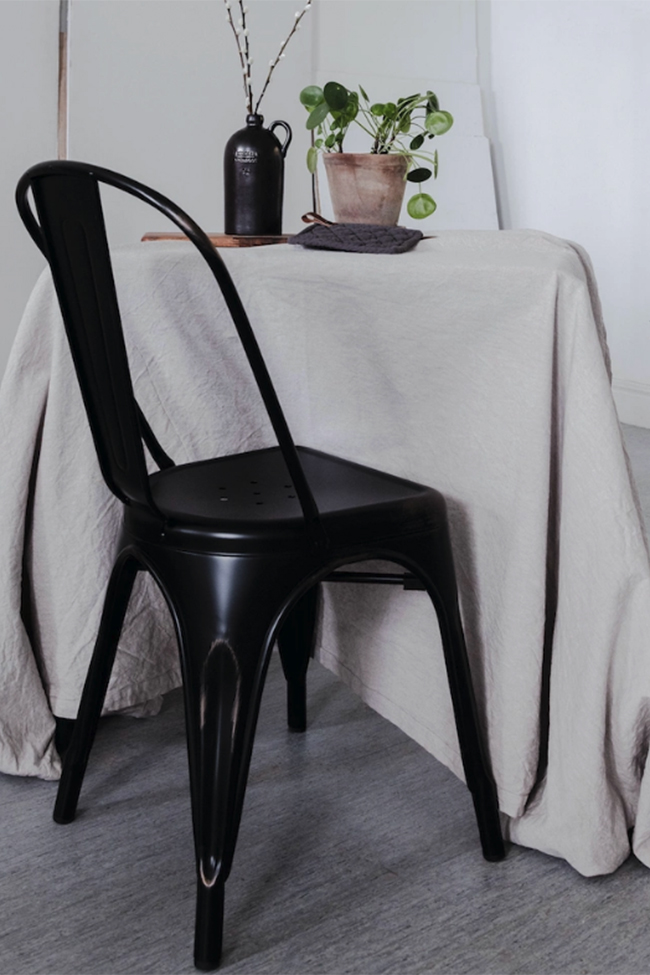 Stoel 'Montmartre' - Vintage zwart
