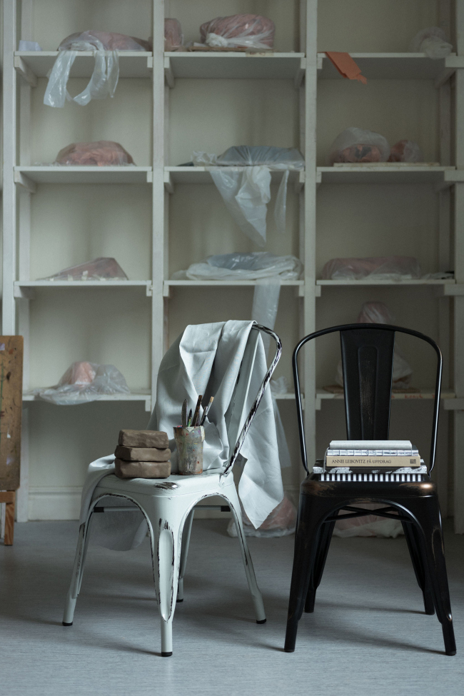 Stoel 'Montmartre' - Vintage zwart