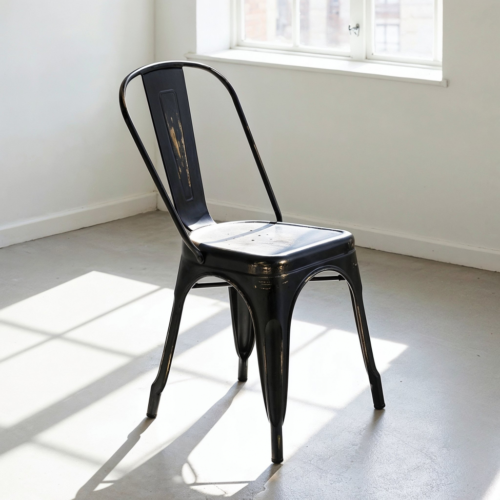 Stoel 'Montmartre' - Vintage zwart