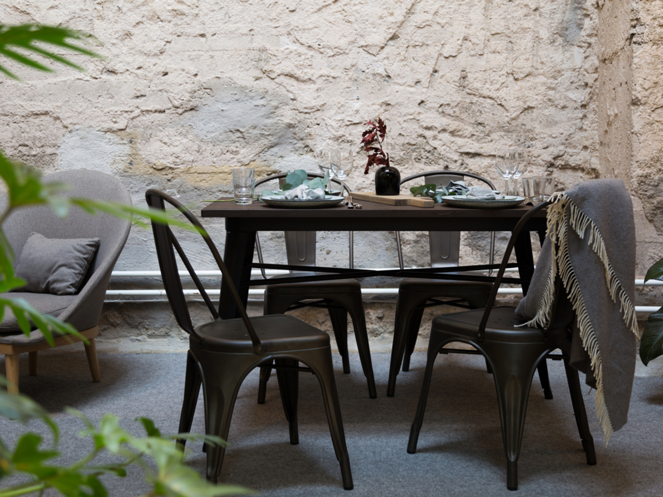Stoel 'Montmartre' - Vintage Koper