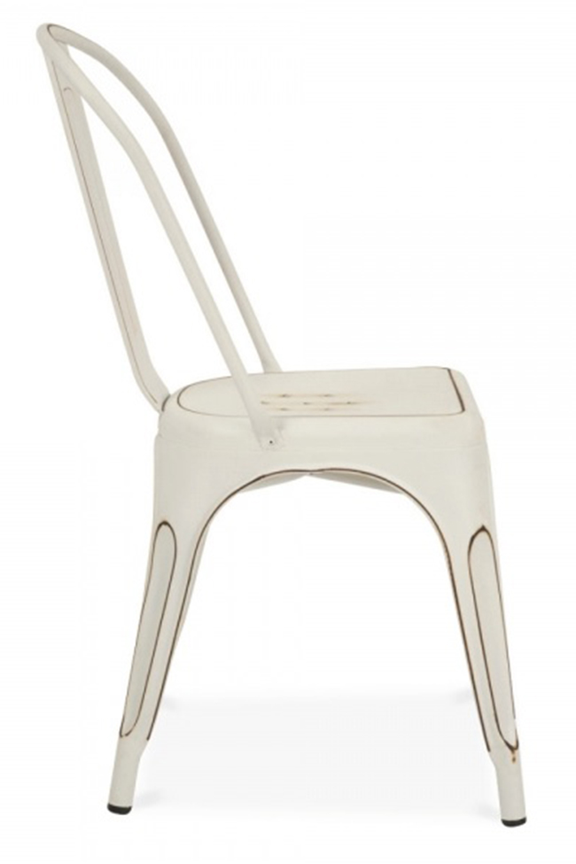 Stoel 'Montmartre' - Vintage wit