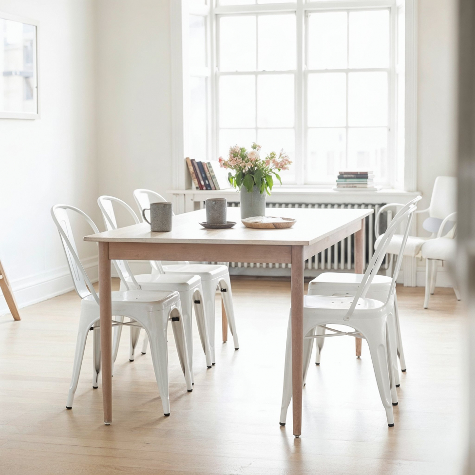 Stoel 'Montmartre' - Wit gelakt