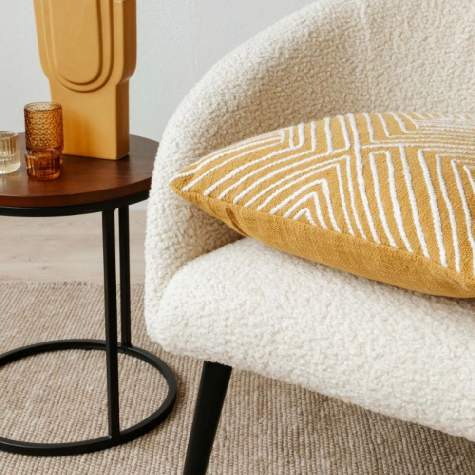 Fauteuil 'Puffy' - Wit/Teddy