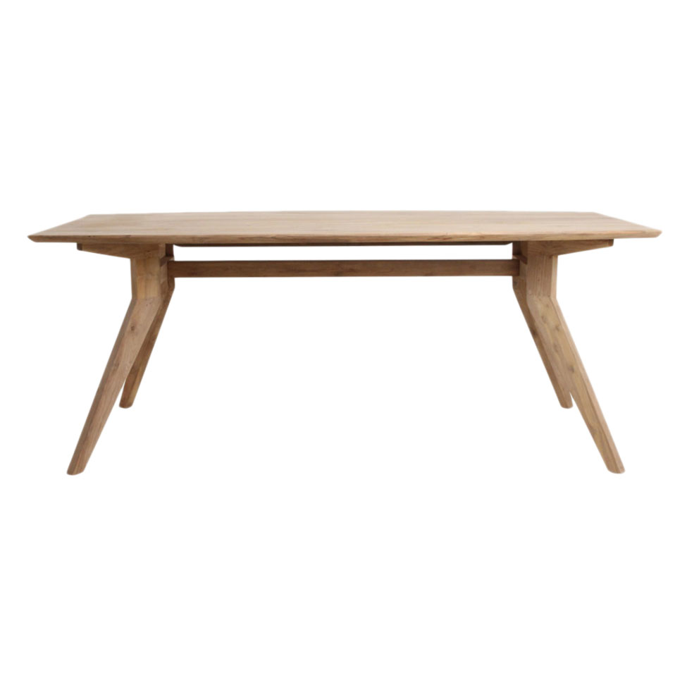 Eettafel 'Studio' 200x100cm - Licht hout