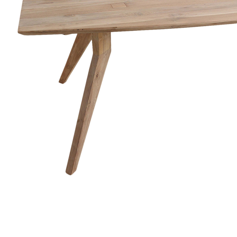Eettafel 'Studio' 200x100cm - Licht hout