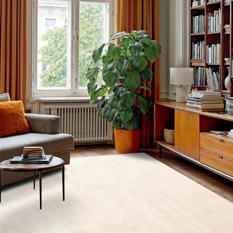 Viskosmat 'Jodhpur' 140x200cm - Lichtbeige