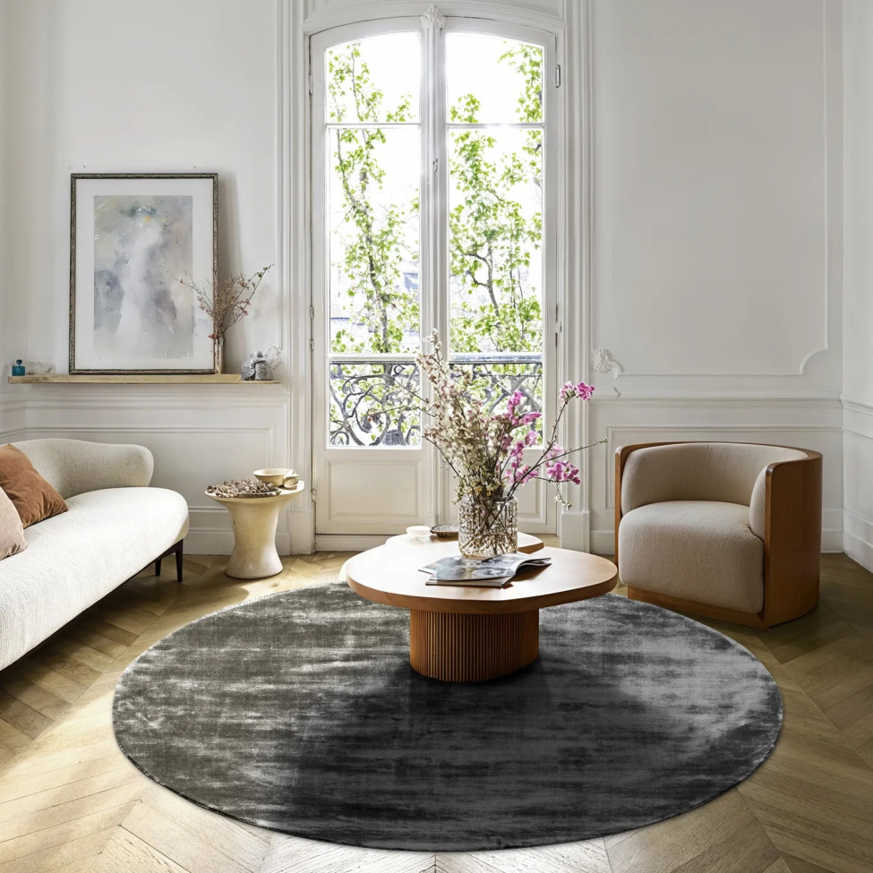 Rond kleed 'Jodhpur' 120cm - Grijs