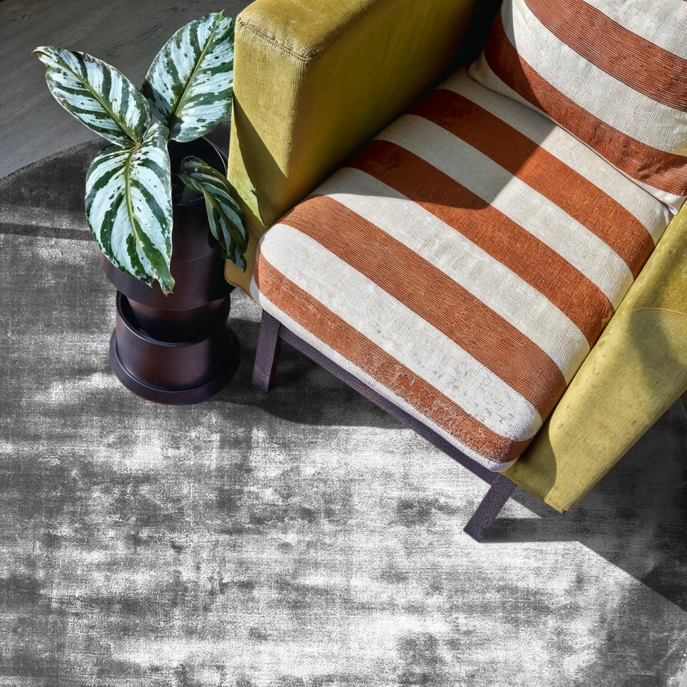 Rond kleed 'Jodhpur' 120cm - Grijs