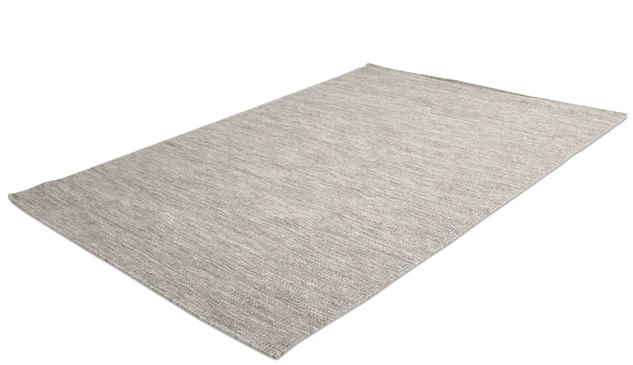 Wollen tapijt 'Dhurry' 170x240cm - Beige