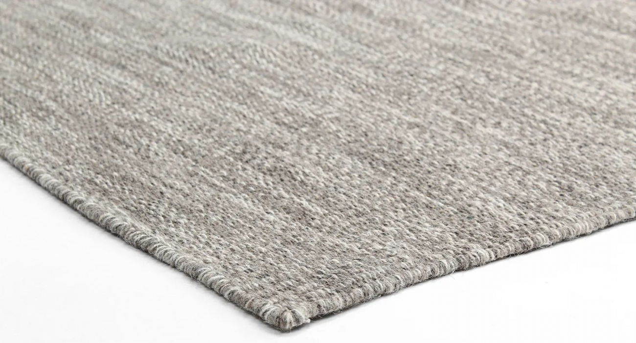 Wollen tapijt 'Dhurry' 170x240cm - Beige
