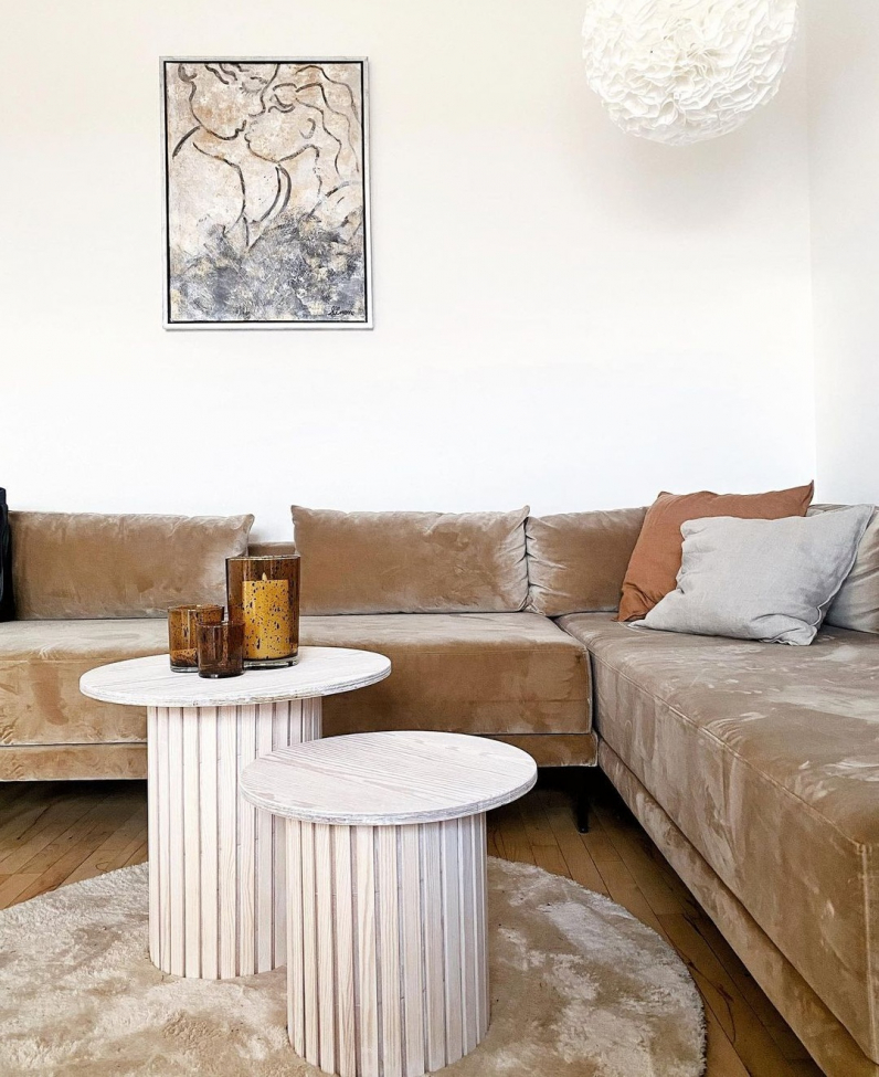 Rond tapijt 'Arnaga Super Soft' 200cm - Beige