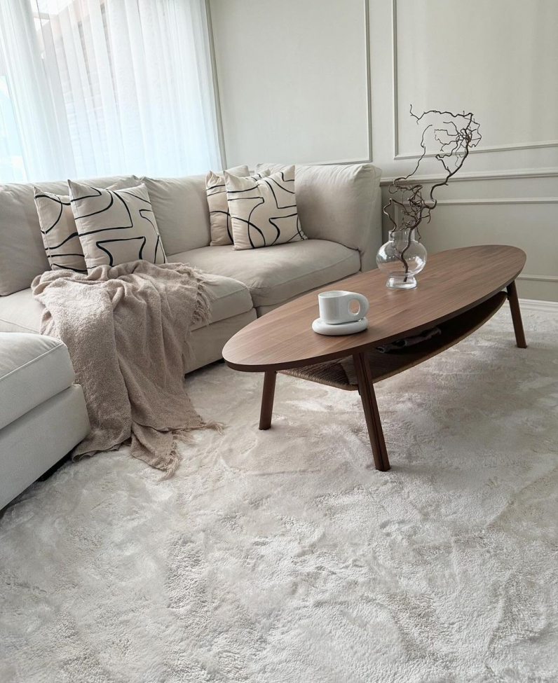 Vloerkleed 'Aranga Super Soft' 200x290cm - Wit