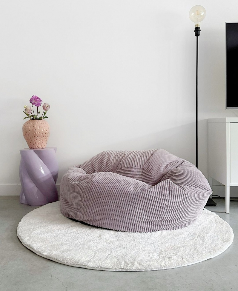 Rond kleed 'Aranga Super Soft' 120cm - Wit