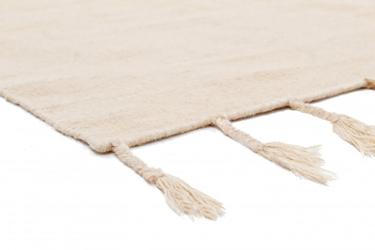 Wollen kleed 'Malana' 200x290cm - Beige