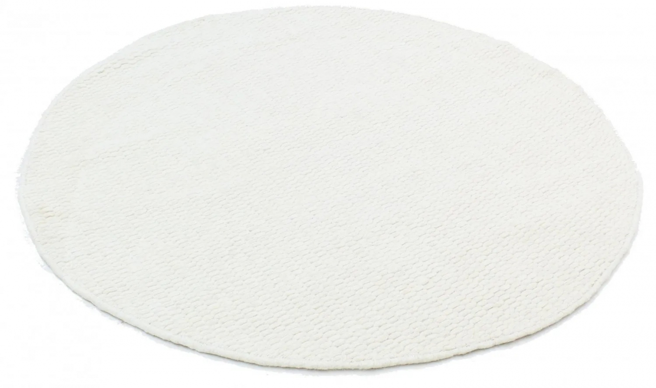 Ronde mat 'Cartmel' 120cm - Offwhite