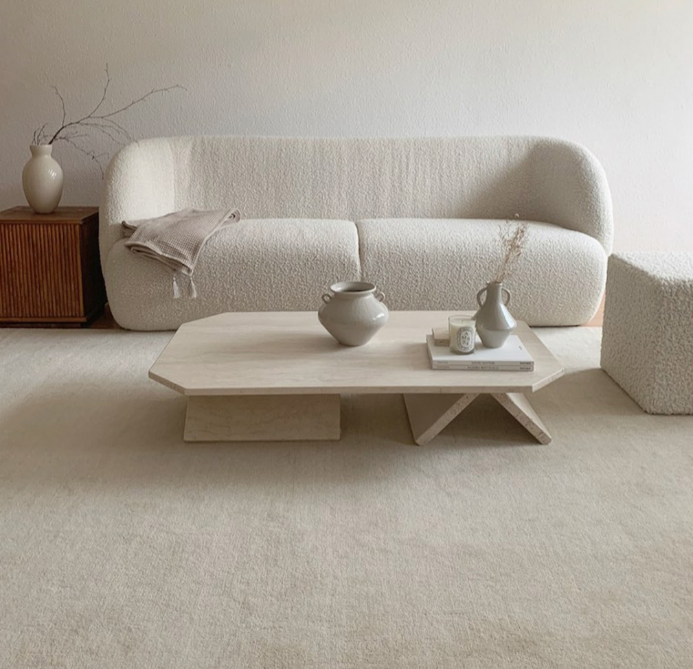 Wollen tapijt 'Ella' 200x290cm - Crème
