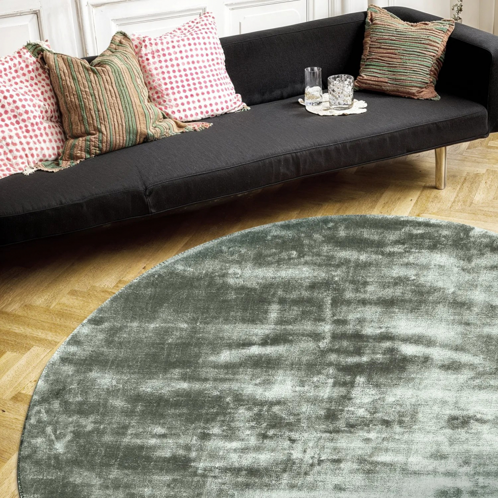 Rond tapijt 'Jodhpur' 120cm - Groen