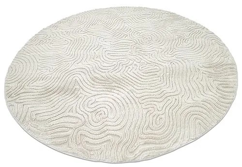Ronde tapijt 'Amora' 160cm - Wit