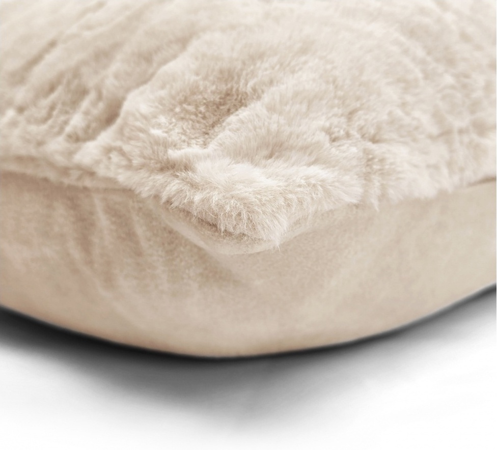 Kussenhoes 'Aranga Super Soft' 45x45cm - Beige