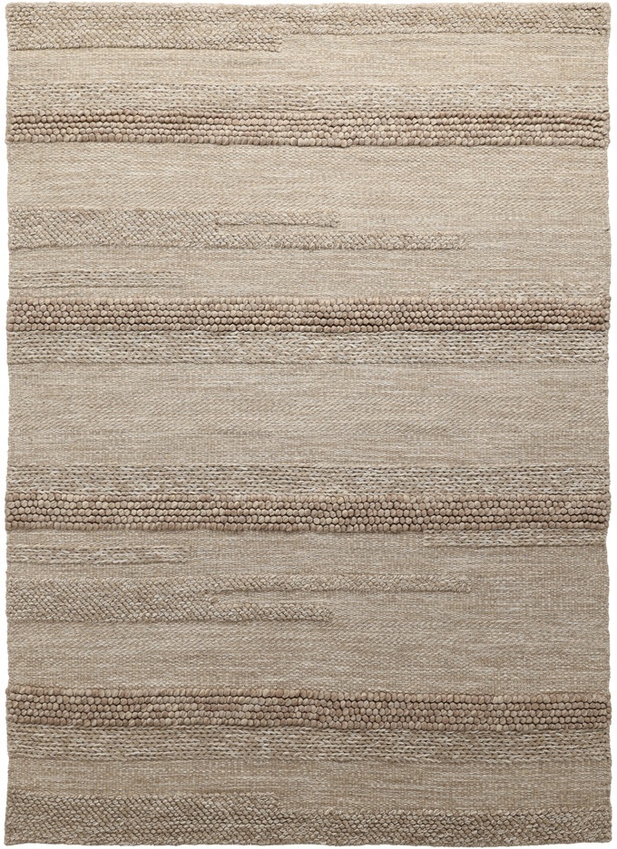 Wollen vloerkleed 'Almaty' - Beige
