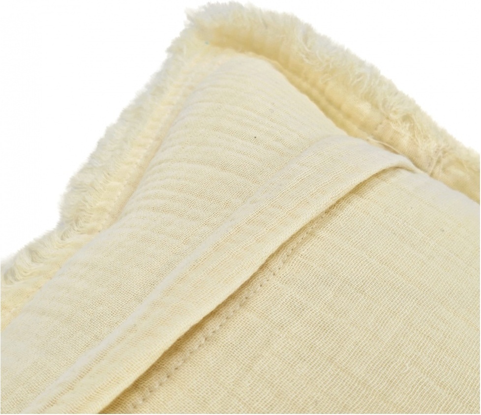 Kussenhoes 'Dorena' 45x45cm - Wit