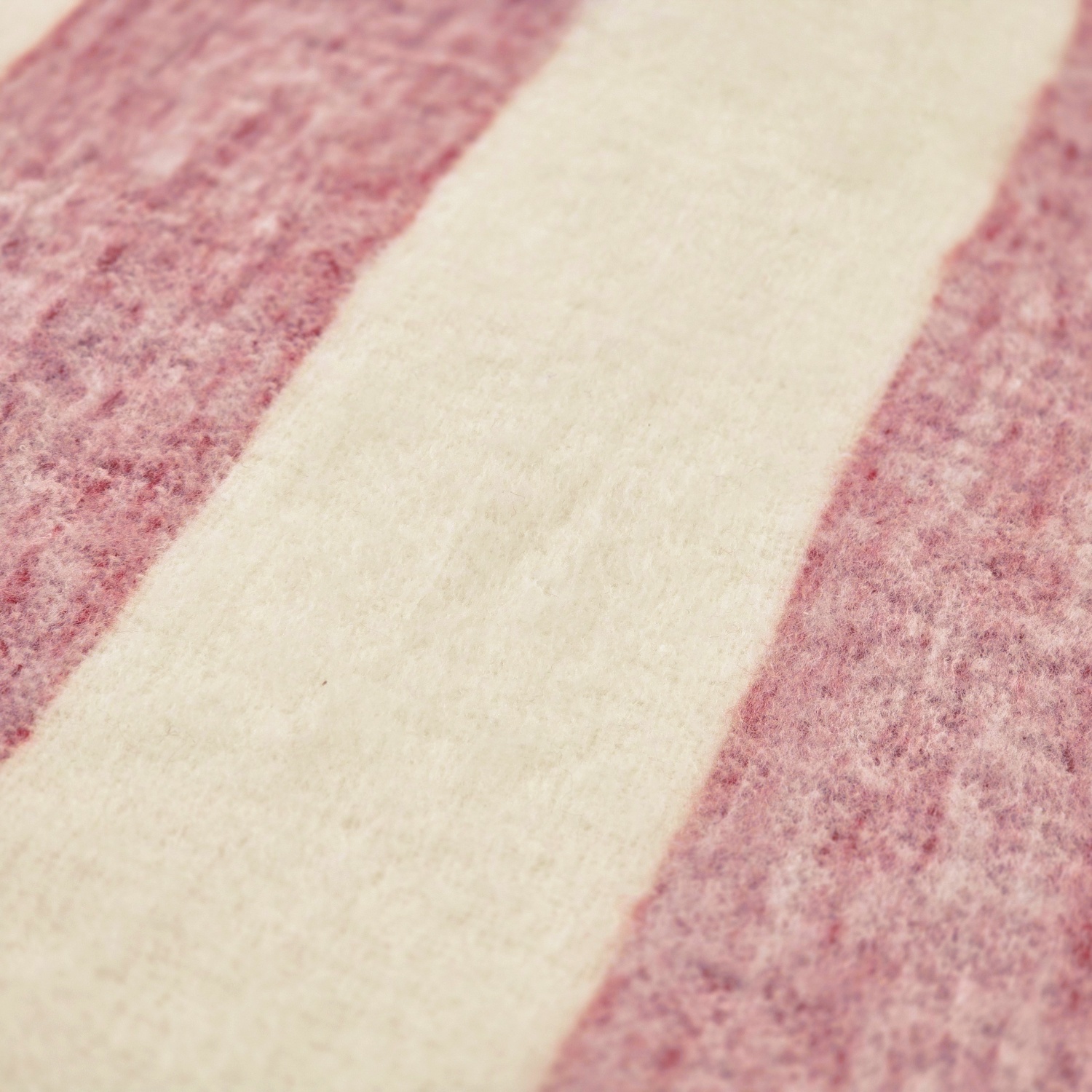 Geruite 'Beatriz Stripe' 130x170cm - Rood/wit