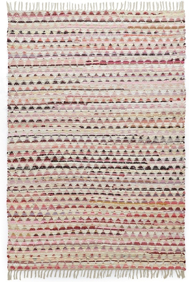 Lappenkleed 'Lindby' - Meerkleurig/roze
