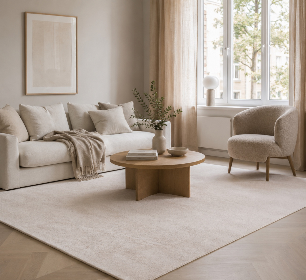 Hoogpolig Vloerkleed 'Cloud Super Soft' - Gebroken wit