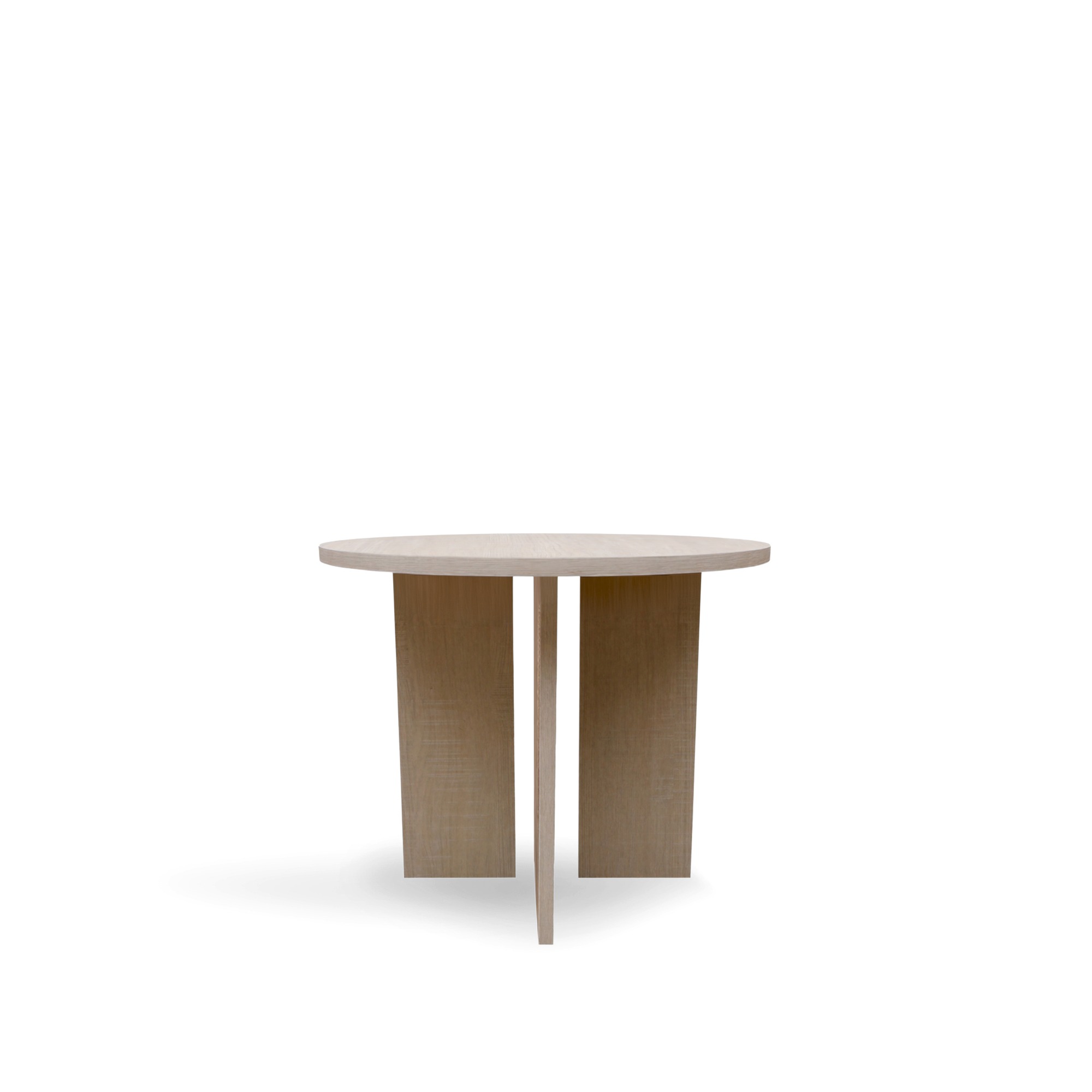 Salontafel 'Créme' Rond 55 cm - Wit gepigmenteerd