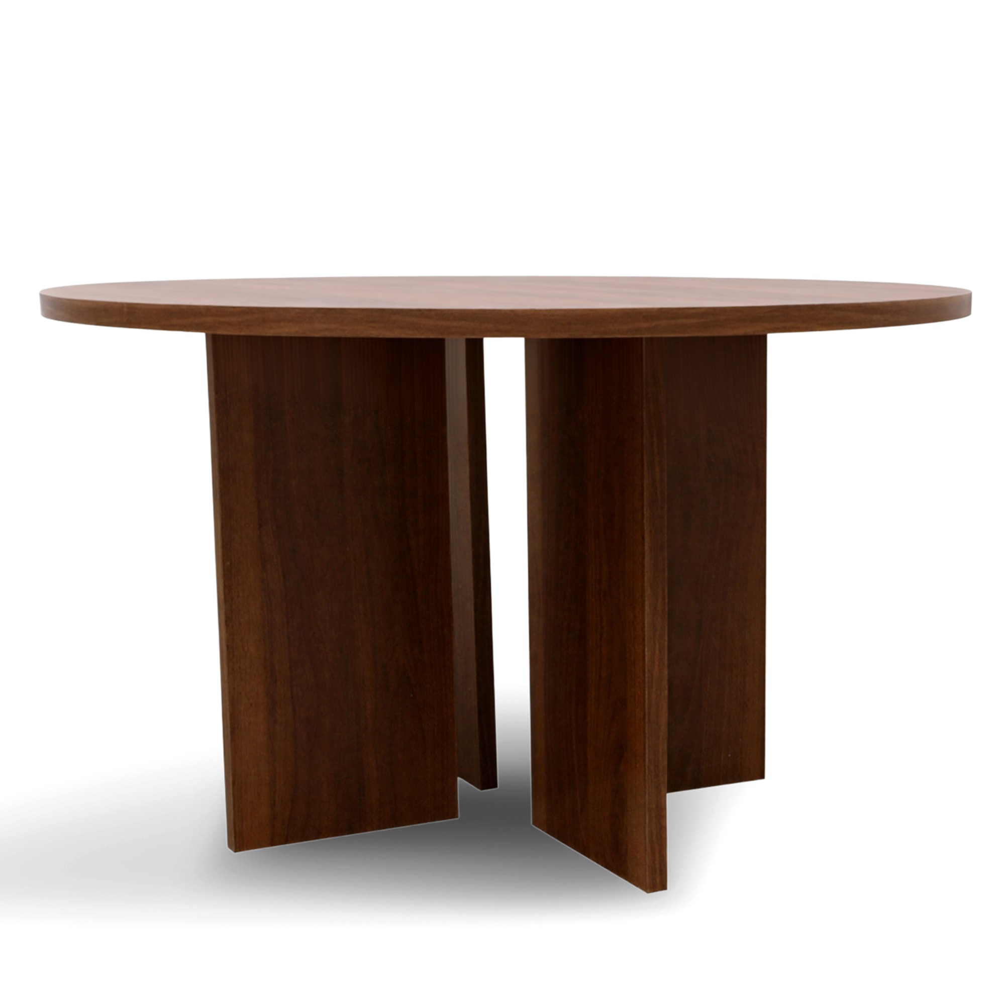 Salontafel 'Créme' Rond 75cm - Walnoot