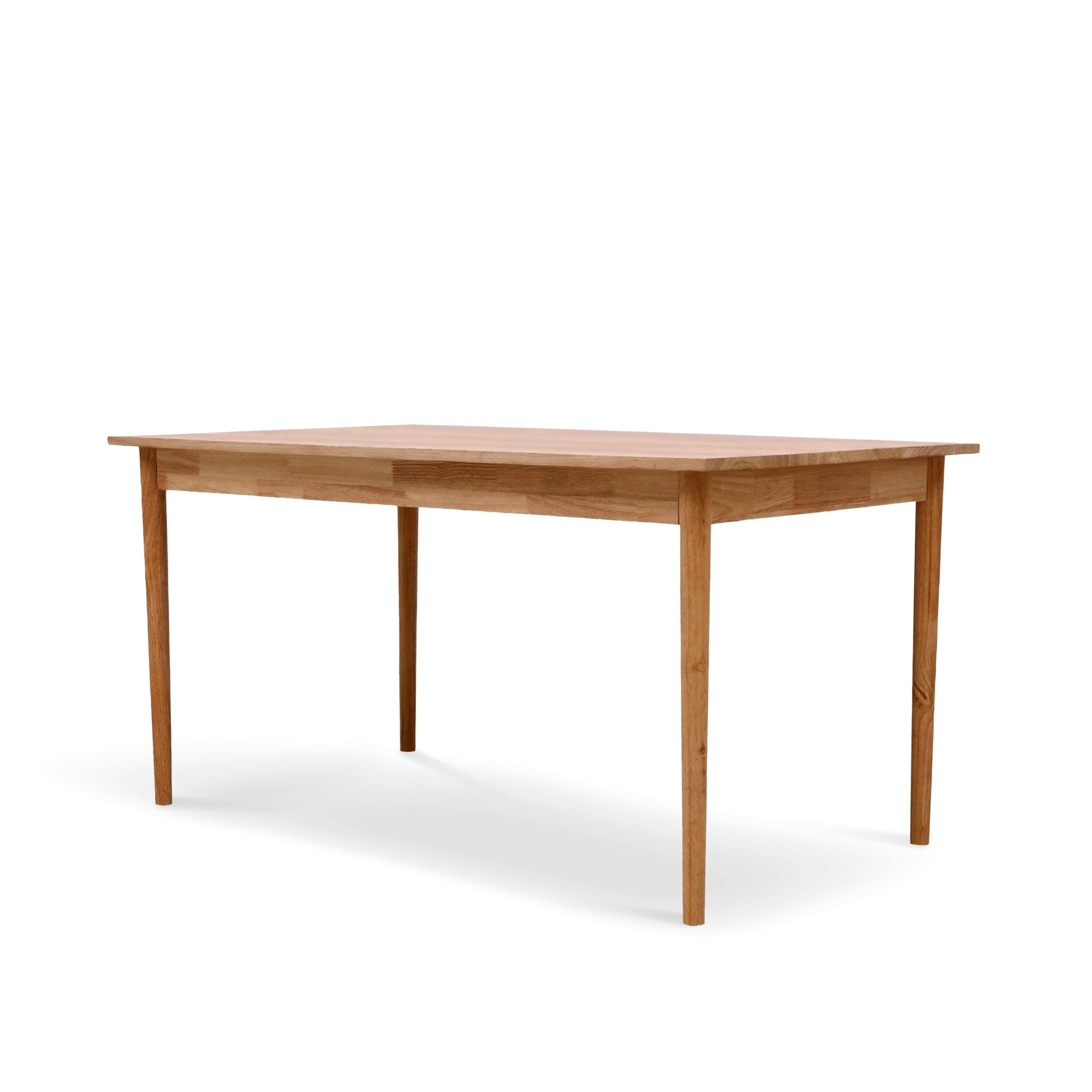 Eettafel 'Fager' 135cm - Wit gepigmenteerd