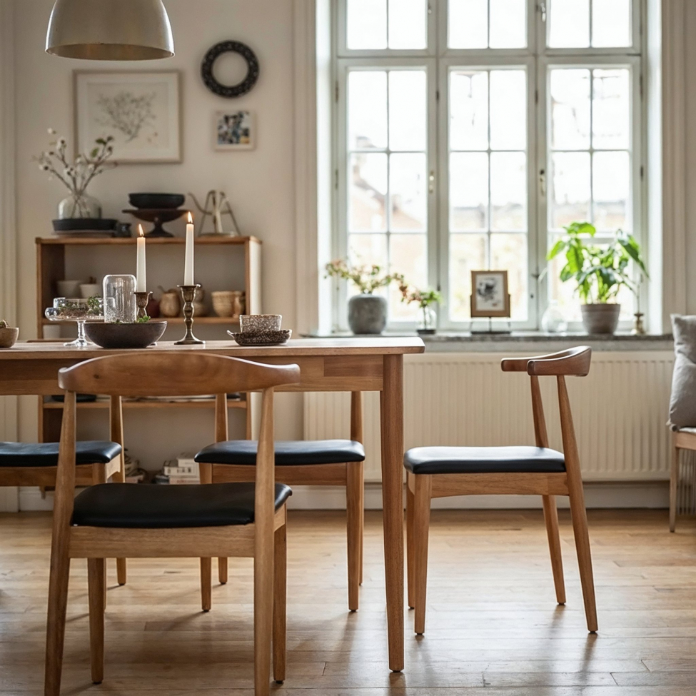 Eettafel 'Fager' 135cm - Natuur