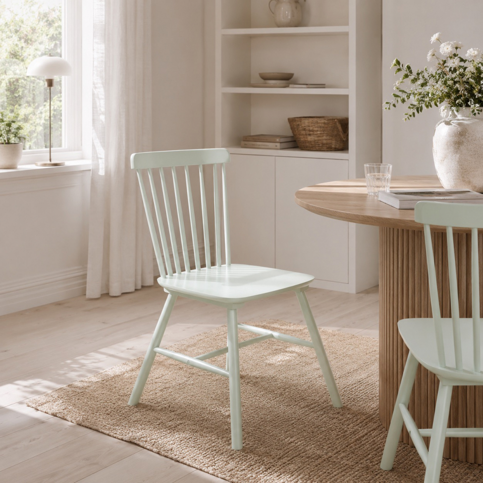 Stapelstoel 'Elsa' - Mintgroen