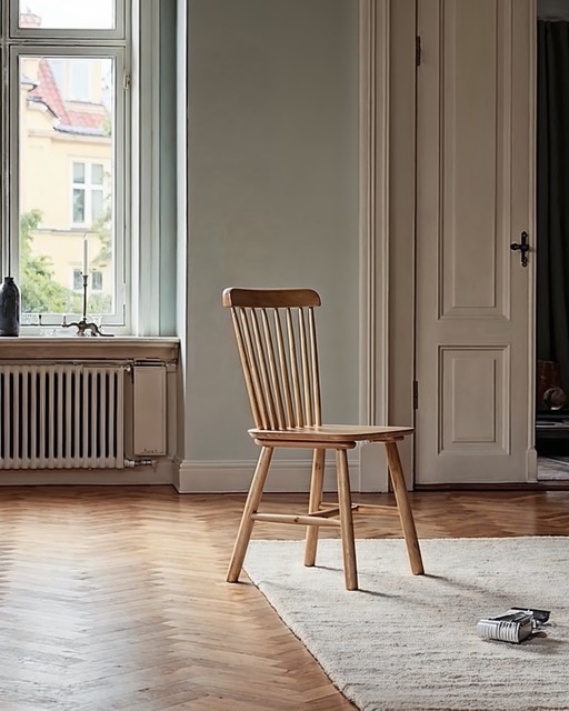 Stapelstoel 'Elsa' - Eiken