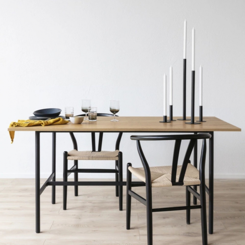 Stoel 'Alta' - Zwart/Beige