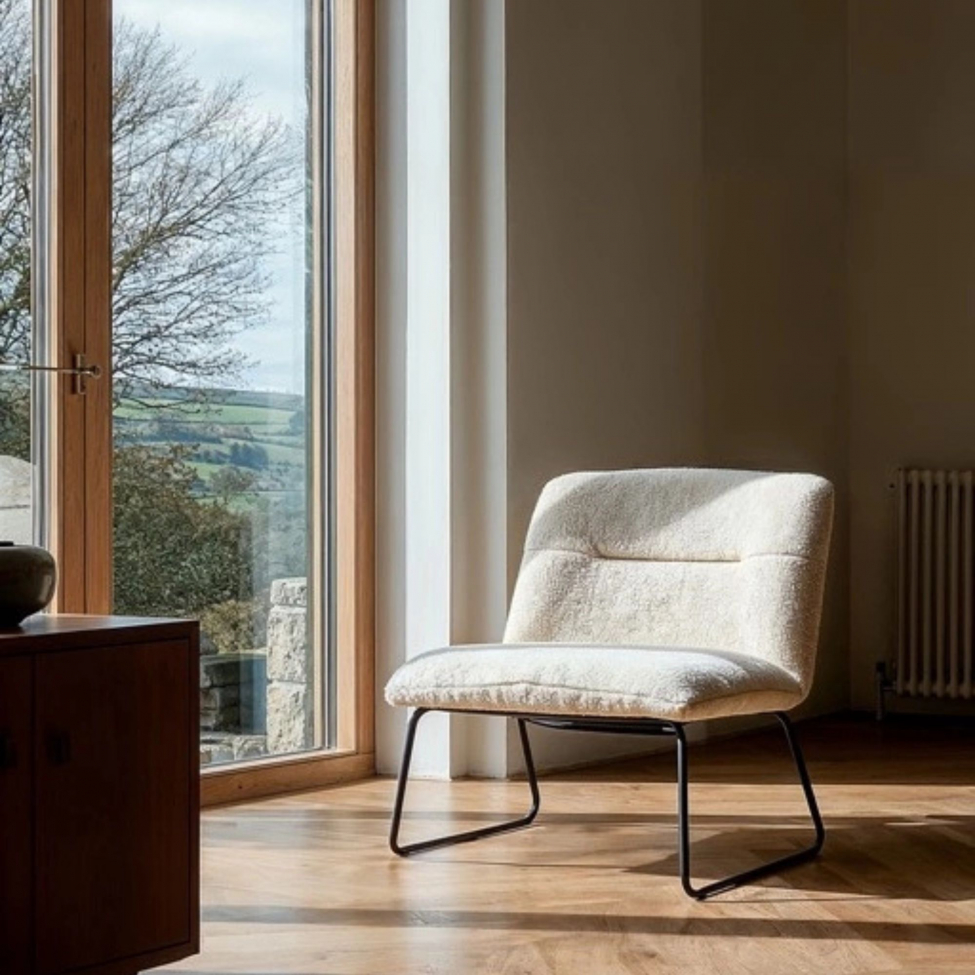 Fauteuil 'Chelsea' - Wit/Teddy