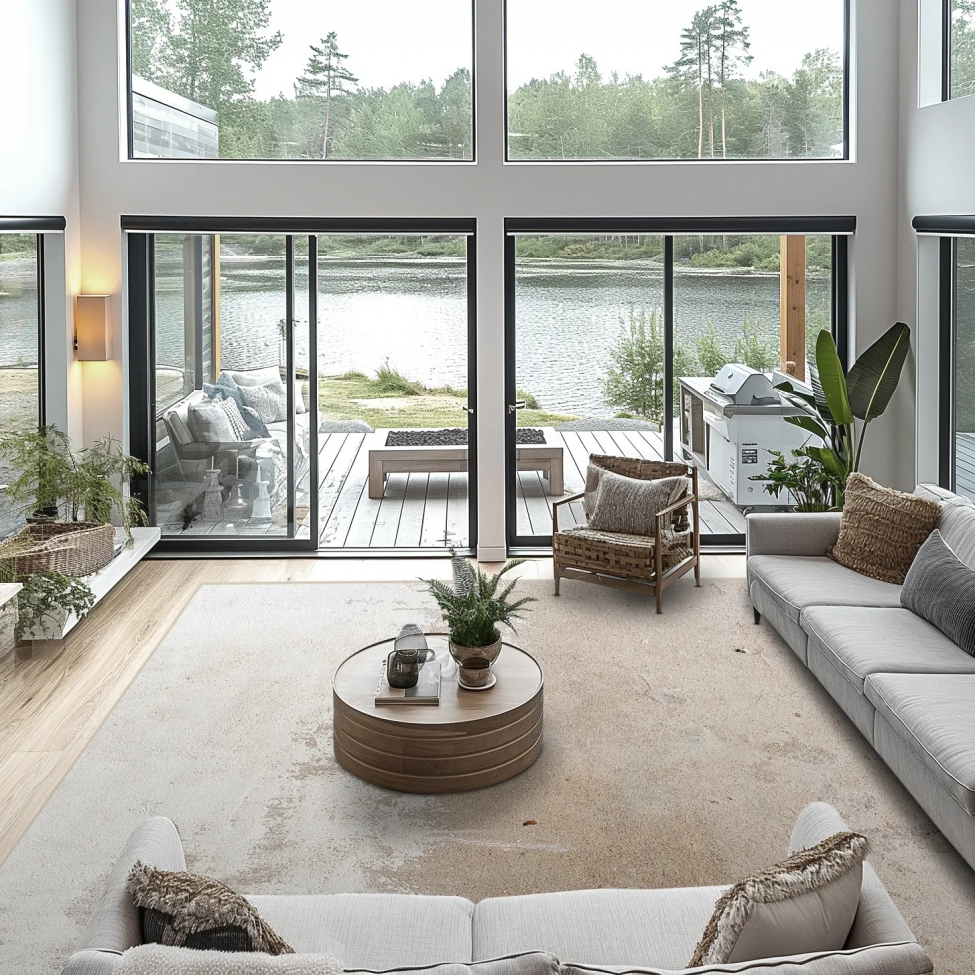 Wilton tapijt 'Bornos' 130x190cm - Grijs/Beige