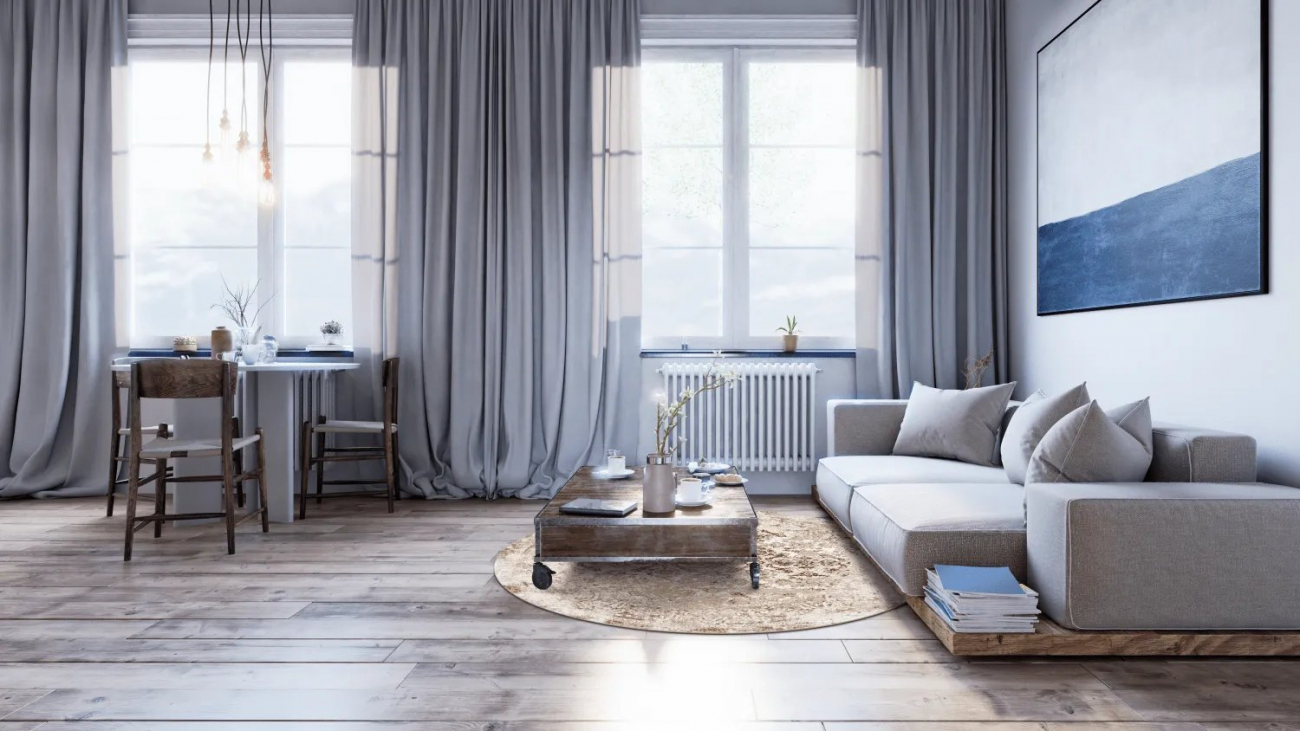 Ronde tapijt 'Denizli' 200cm - Beige